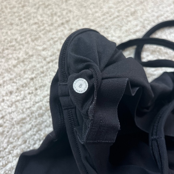 Power y tank, lululemon black size 8 - Picture 2 of 3